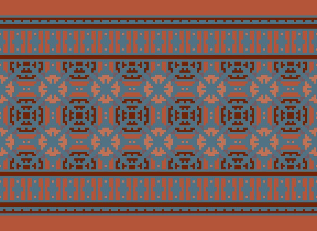 Knitted ethnic pattern, Vector cross stitch oriental background, Embroidery retro jacquard style, Purple pattern square native, Design for textile, fabric, carpet, rug, fibres