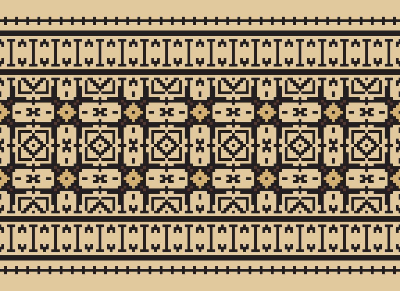 Knitted ethnic pattern, Vector cross stitch oriental background, Embroidery retro jacquard style, Purple pattern square native, Design for textile, fabric, carpet, rug, fibres