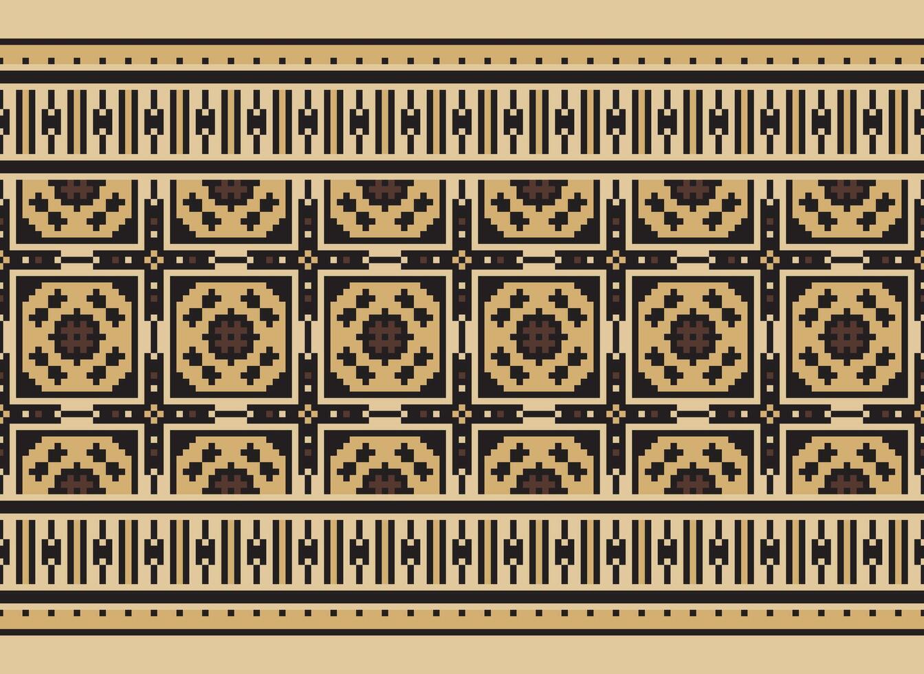 Knitted ethnic pattern, Vector cross stitch oriental background, Embroidery retro jacquard style, Purple pattern square native, Design for textile, fabric, carpet, rug, fibres