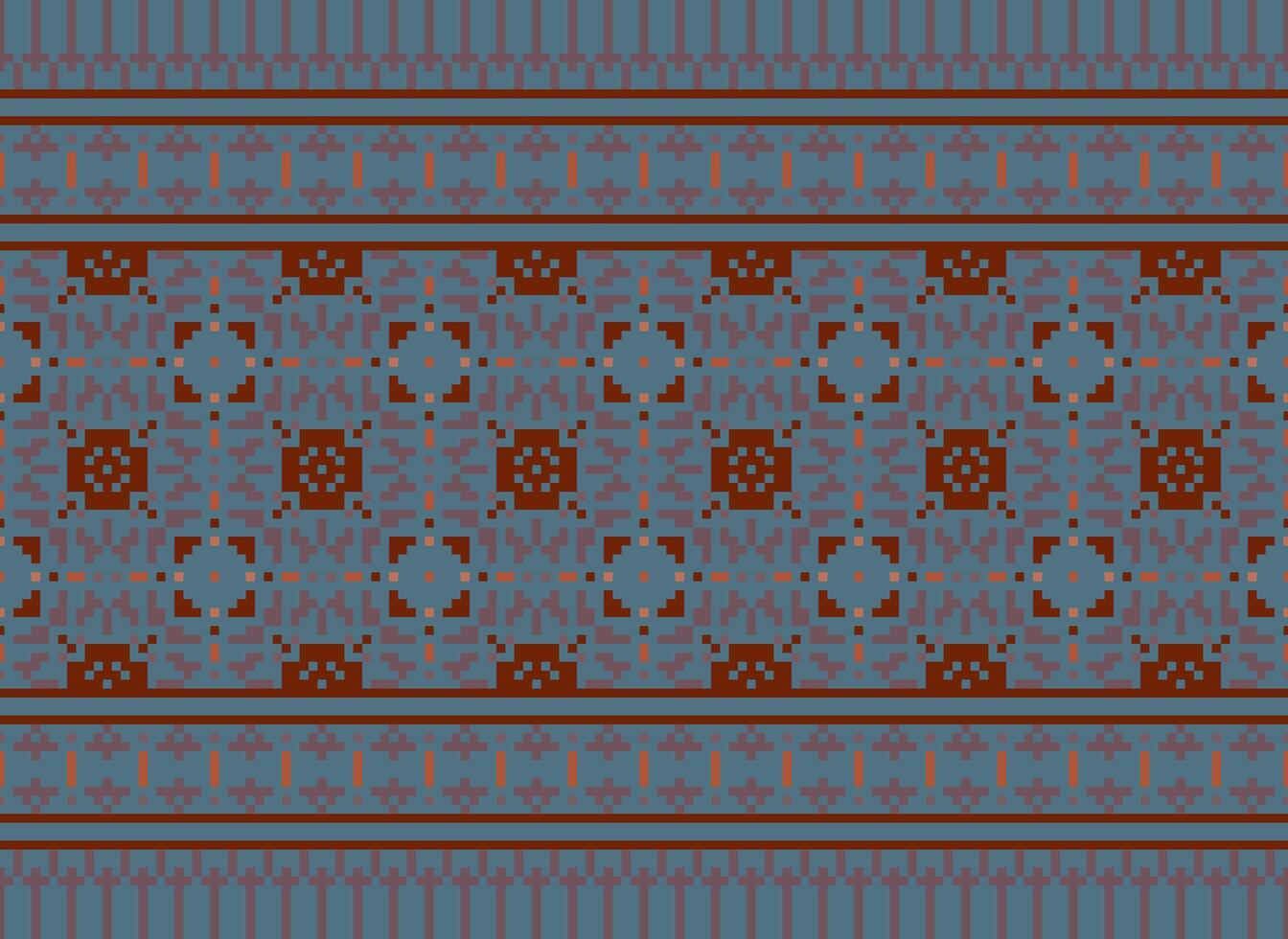 Knitted ethnic pattern, Vector cross stitch oriental background, Embroidery retro jacquard style, Purple pattern square native, Design for textile, fabric, carpet, rug, fibres