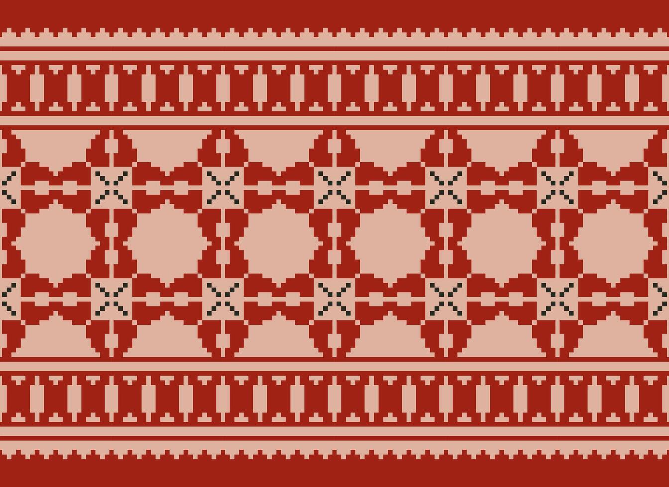 de punto étnico patrón, vector cruzar puntada oriental fondo, bordado retro jacquard estilo, púrpura modelo cuadrado nativo, diseño para textil, tela, alfombra, alfombra, fibras