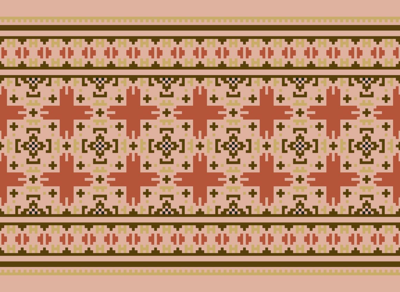 de punto étnico patrón, vector cruzar puntada oriental fondo, bordado retro jacquard estilo, púrpura modelo cuadrado nativo, diseño para textil, tela, alfombra, alfombra, fibras