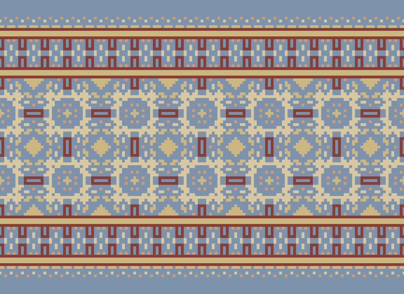 de punto étnico patrón, vector cruzar puntada oriental fondo, bordado retro jacquard estilo, púrpura modelo cuadrado nativo, diseño para textil, tela, alfombra, alfombra, fibras