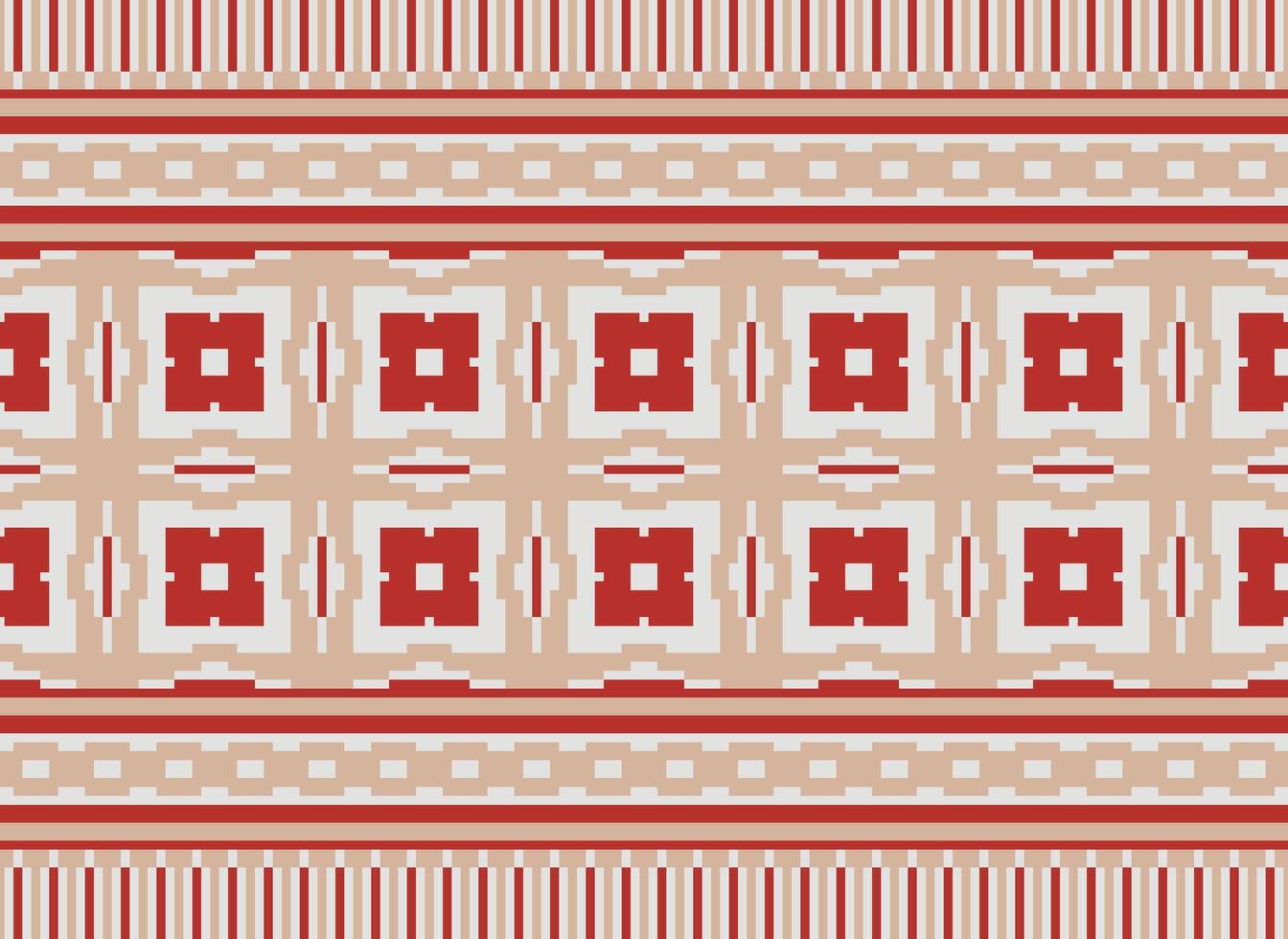 Beautiful floral cross stitch pattern.geometric ethnic oriental pattern traditional background.Aztec style abstract vector illustration.design for texture,fabric,clothing,wrapping,decoration,carpet.