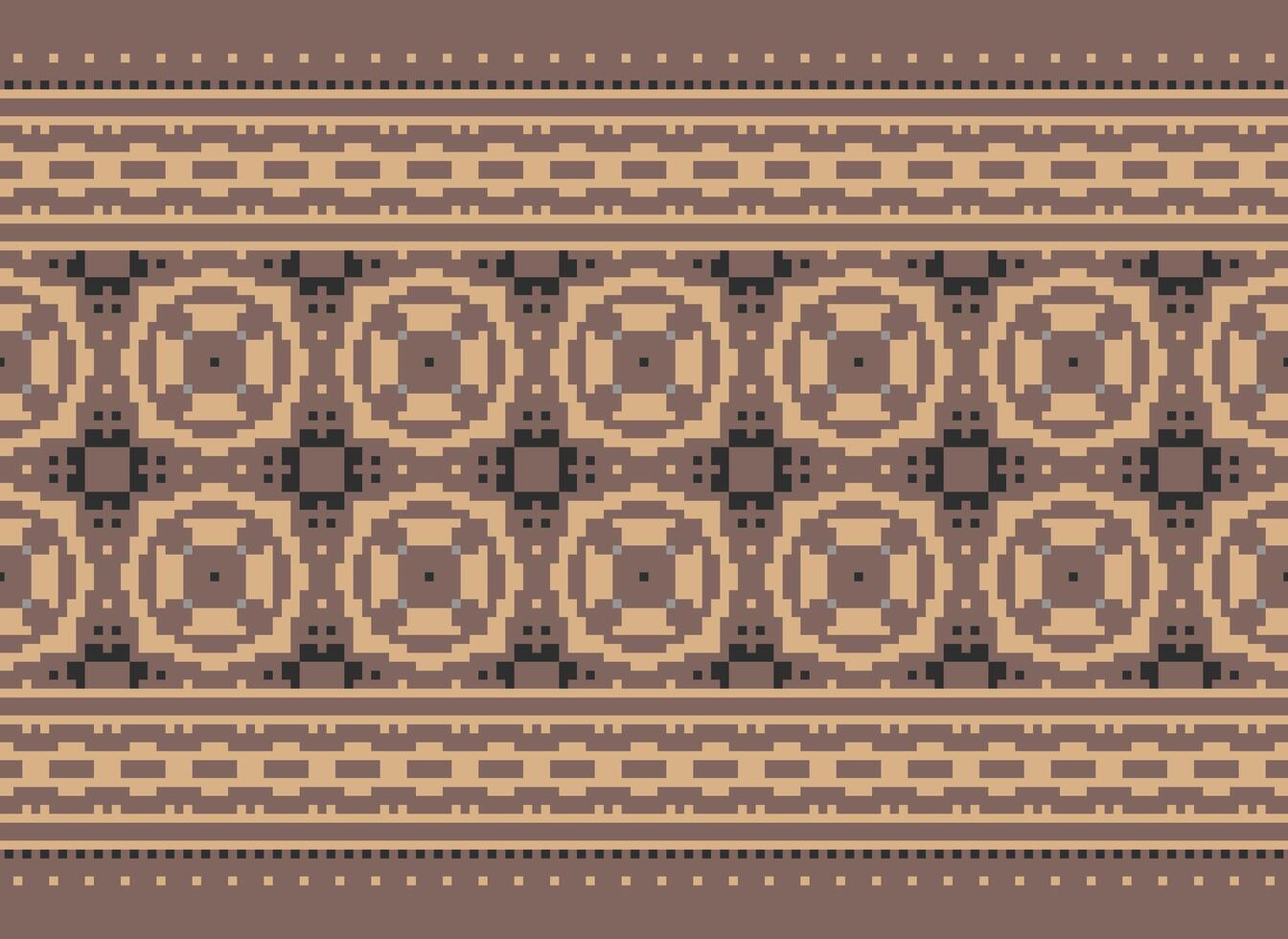 Beautiful floral cross stitch pattern.geometric ethnic oriental pattern traditional background.Aztec style abstract vector illustration.design for texture,fabric,clothing,wrapping,decoration,carpet.