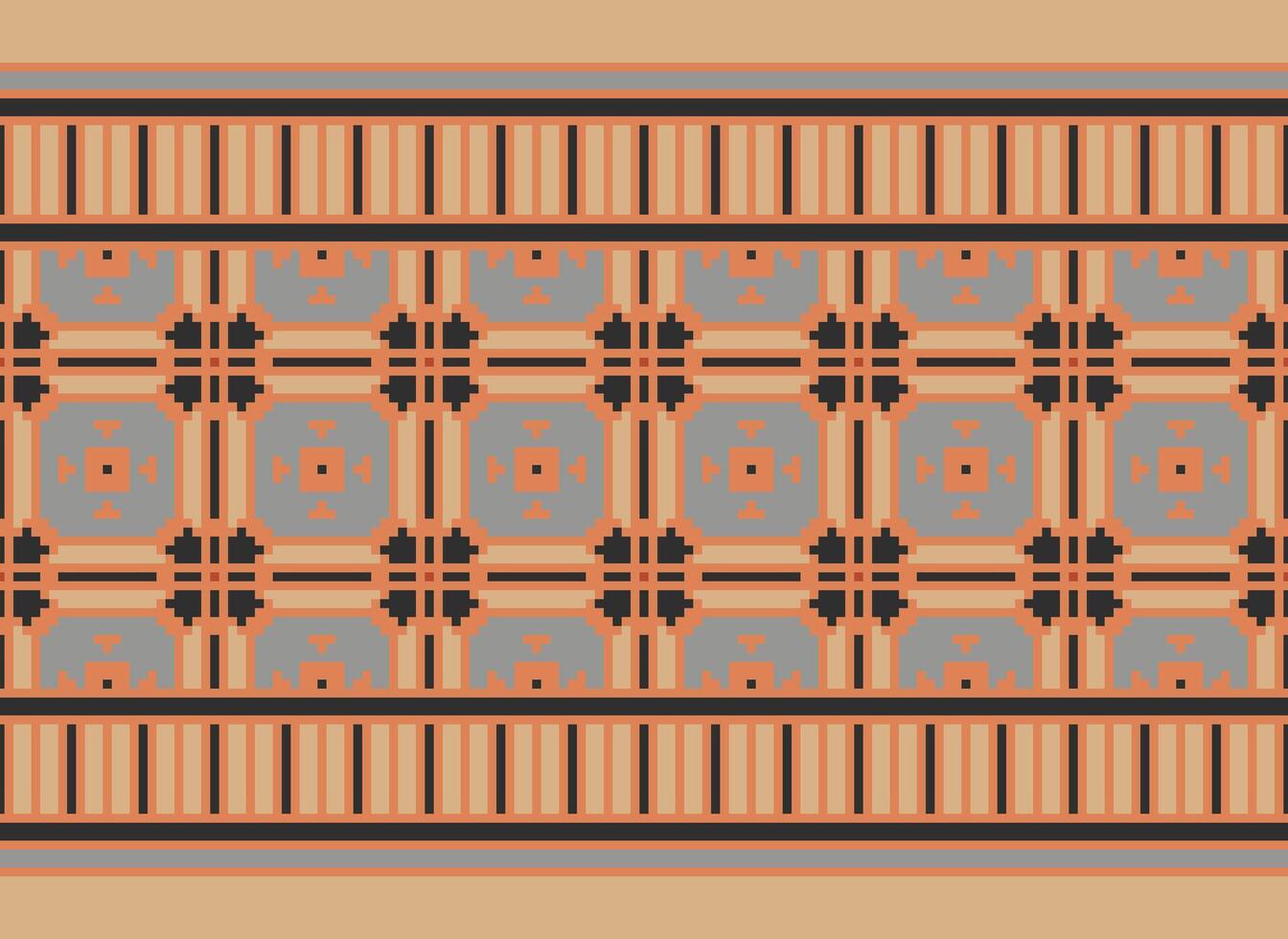 hermosa floral cruzar puntada patrón.geometrico étnico oriental modelo tradicional fondo.azteca estilo resumen vector ilustración.diseño para textura,tela,ropa,envoltura,decoración,alfombra.