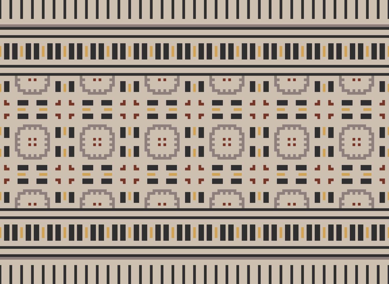 Beautiful floral cross stitch pattern.geometric ethnic oriental pattern traditional background.Aztec style abstract vector illustration.design for texture,fabric,clothing,wrapping,decoration,carpet.