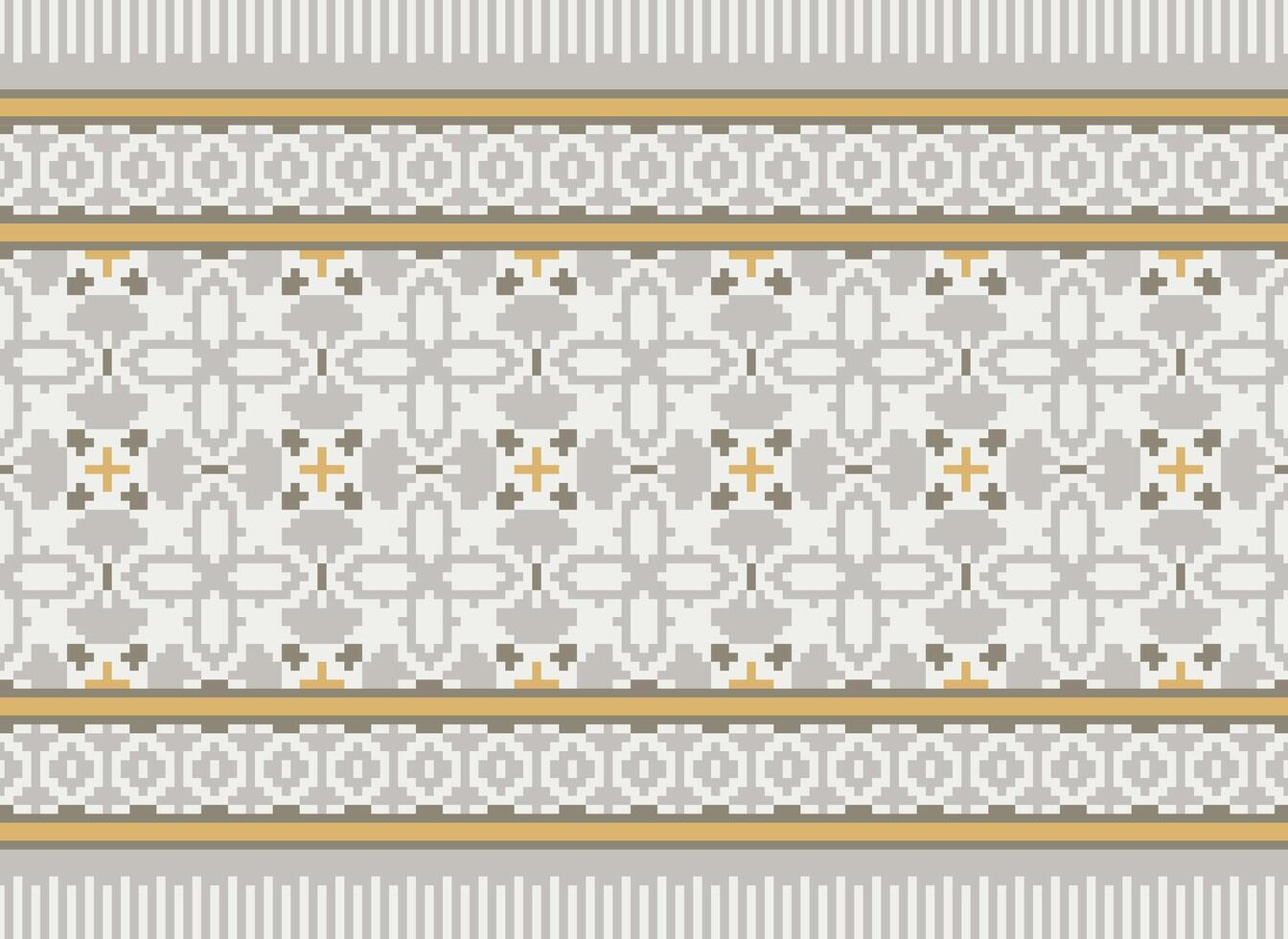 hermosa floral cruzar puntada patrón.geometrico étnico oriental modelo tradicional fondo.azteca estilo resumen vector ilustración.diseño para textura,tela,ropa,envoltura,decoración,alfombra.