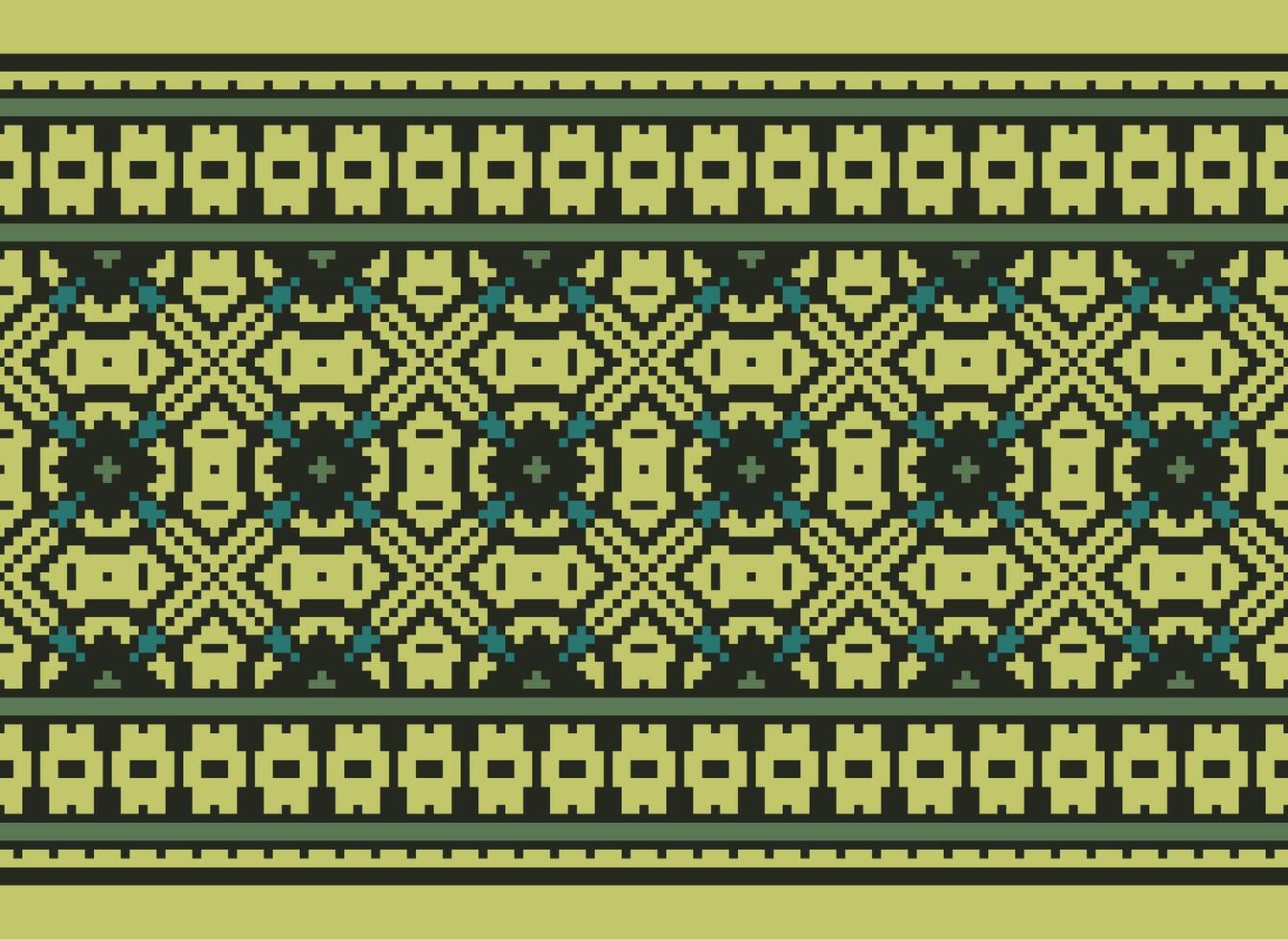Beautiful floral cross stitch pattern.geometric ethnic oriental pattern traditional background.Aztec style abstract vector illustration.design for texture,fabric,clothing,wrapping,decoration,carpet.