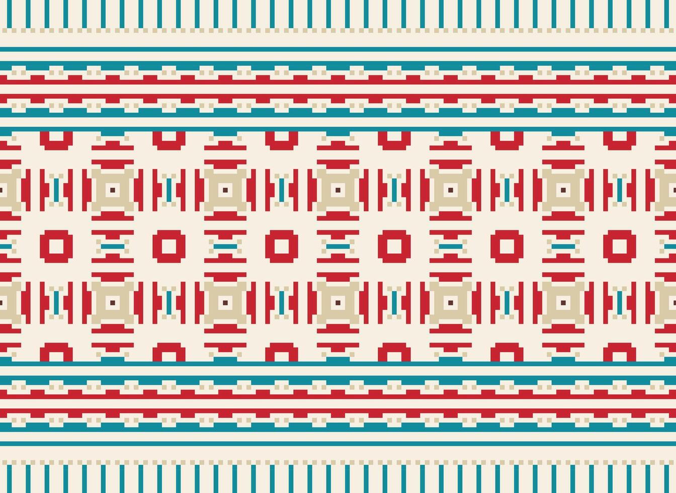 Beautiful floral cross stitch pattern.geometric ethnic oriental pattern traditional background.Aztec style abstract vector illustration.design for texture,fabric,clothing,wrapping,decoration,carpet.