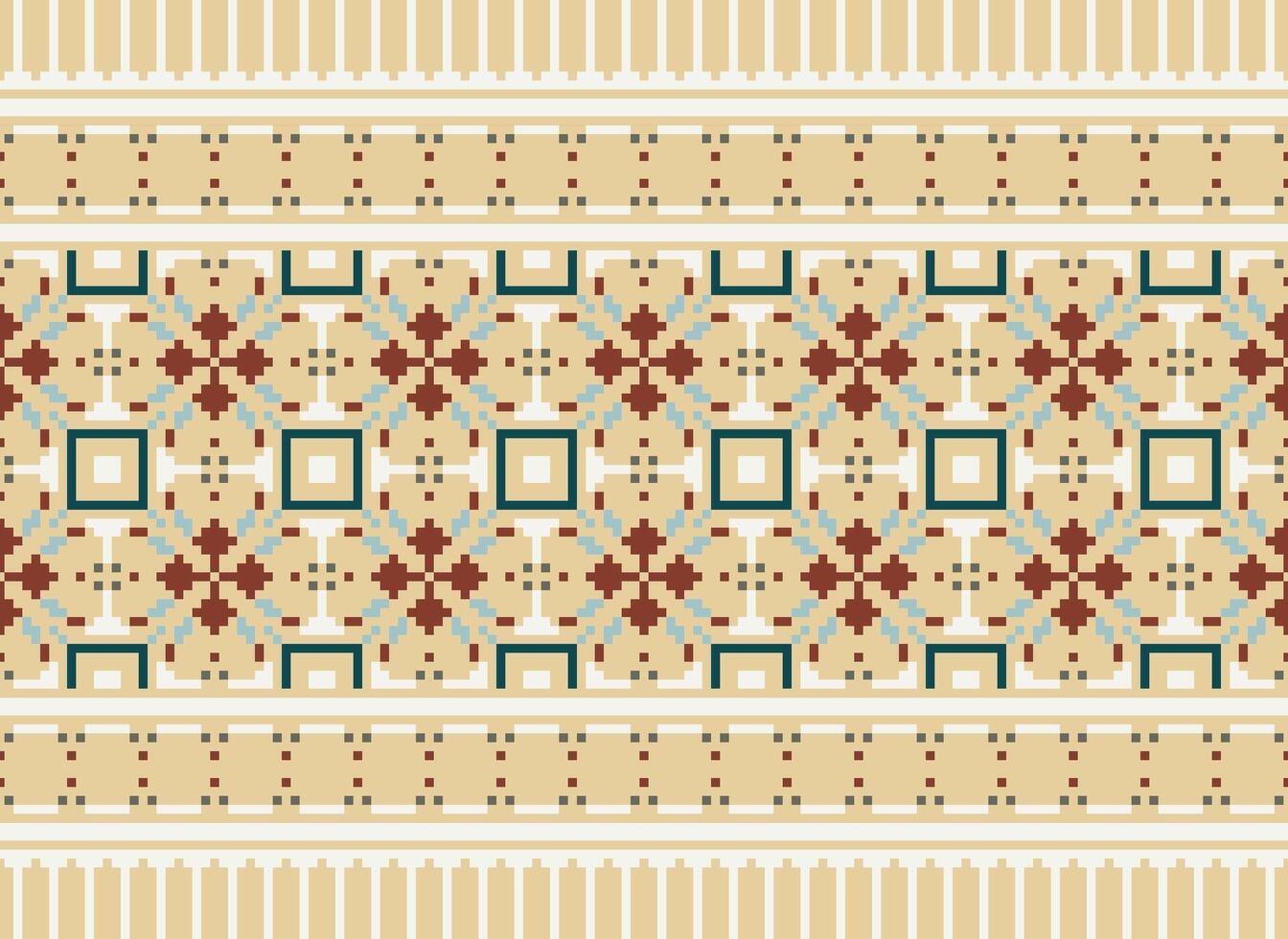 hermosa floral cruzar puntada patrón.geometrico étnico oriental modelo tradicional fondo.azteca estilo resumen vector ilustración.diseño para textura,tela,ropa,envoltura,decoración,alfombra.