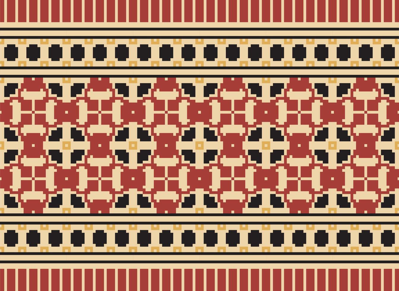 africano cruzar puntada bordado en fondo.geometrico étnico oriental sin costura modelo tradicional.azteca estilo resumen vector ilustración.diseño para textura,tela,ropa,envoltura,alfombra.