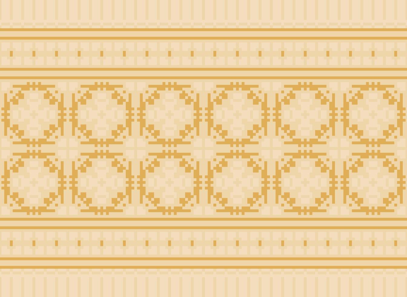 African cross stitch embroidery on background.geometric ethnic oriental seamless pattern traditional.Aztec style abstract vector illustration.design for texture,fabric,clothing,wrapping,carpet.