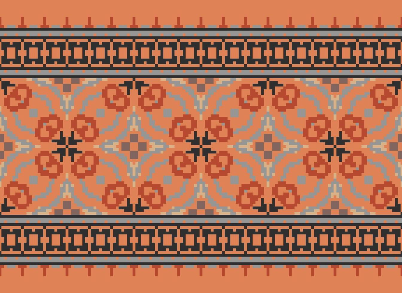 africano cruzar puntada bordado en fondo.geometrico étnico oriental sin costura modelo tradicional.azteca estilo resumen vector ilustración.diseño para textura,tela,ropa,envoltura,alfombra.