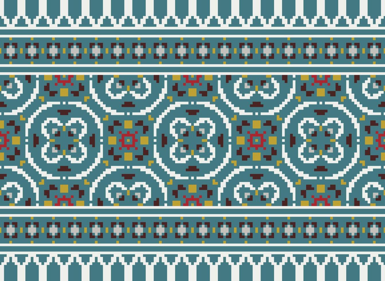 africano cruzar puntada bordado en fondo.geometrico étnico oriental sin costura modelo tradicional.azteca estilo resumen vector ilustración.diseño para textura,tela,ropa,envoltura,alfombra.