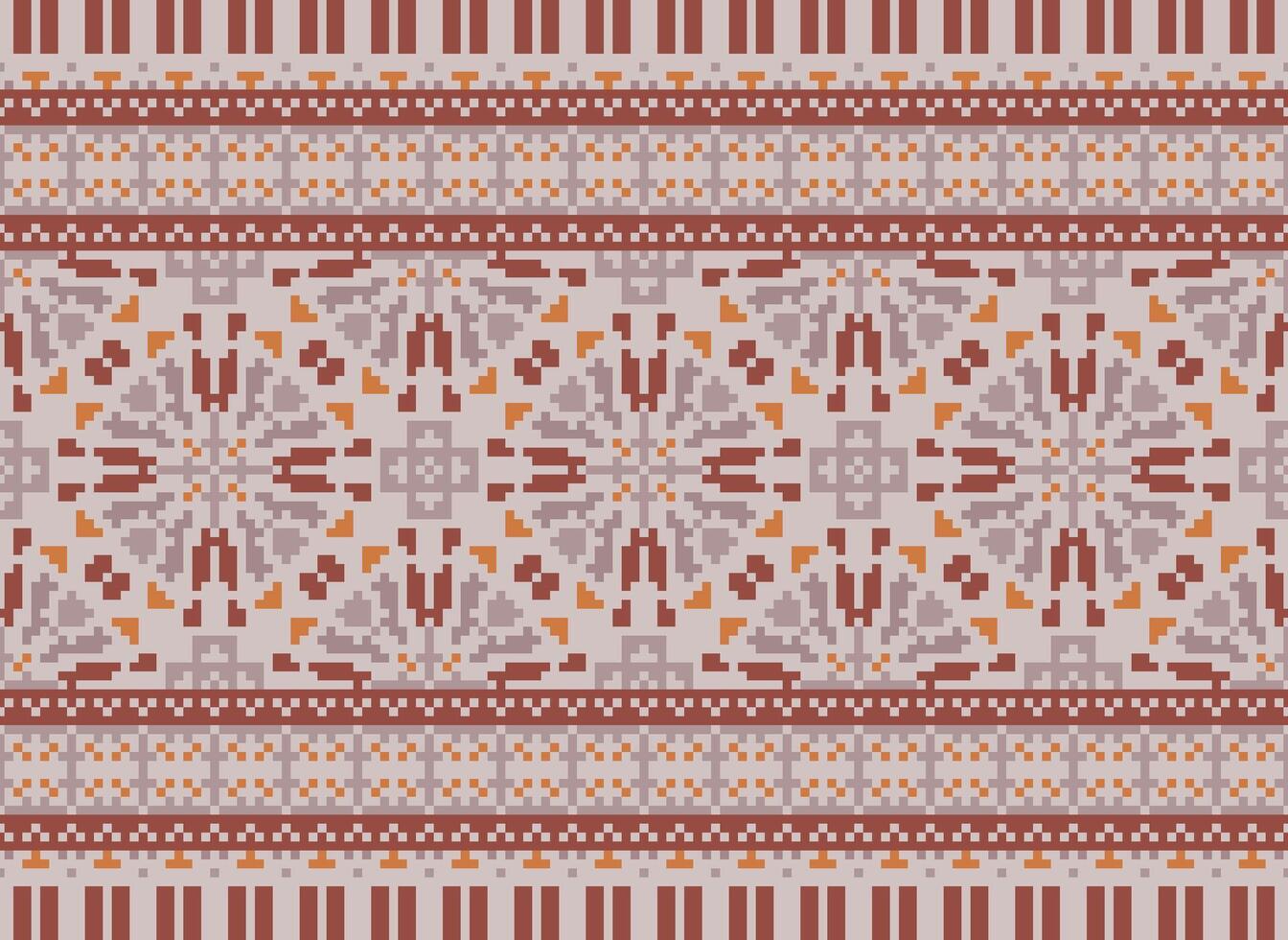 cruzar puntada vistoso geométrico tradicional étnico modelo ikat sin costura modelo resumen diseño para tela impresión paño vestir alfombra cortinas y pareo de malasia azteca africano indio indonesio vector