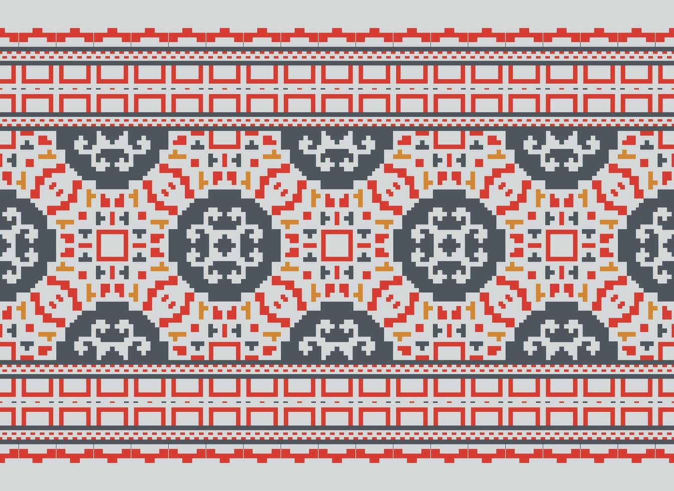 píxel étnico modelo vector antecedentes. sin costura modelo tradicional, diseño para fondo, fondo de pantalla, batik, tela, alfombra, ropa, envase, y textil.étnico modelo vector ilustración.