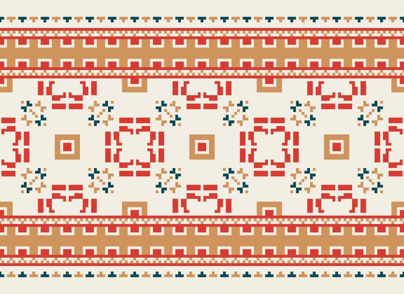 píxel étnico modelo vector antecedentes. sin costura modelo tradicional, diseño para fondo, fondo de pantalla, batik, tela, alfombra, ropa, envase, y textil.étnico modelo vector ilustración.