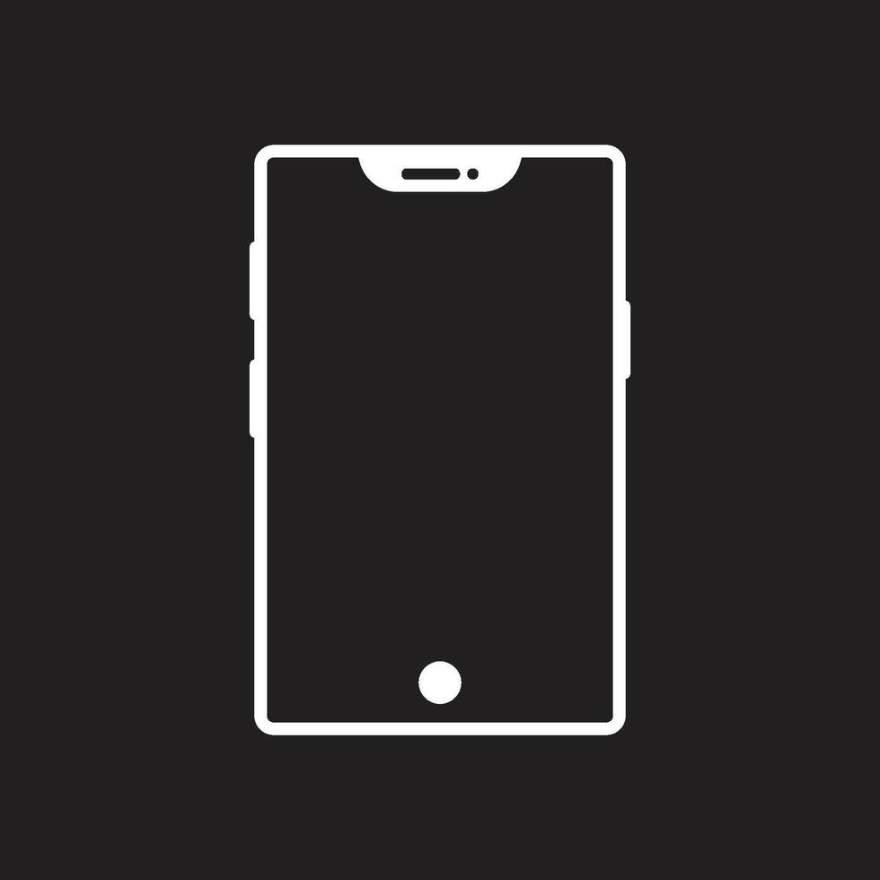 mobile phone icon vector