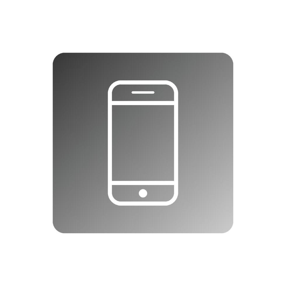 mobile phone icon vector