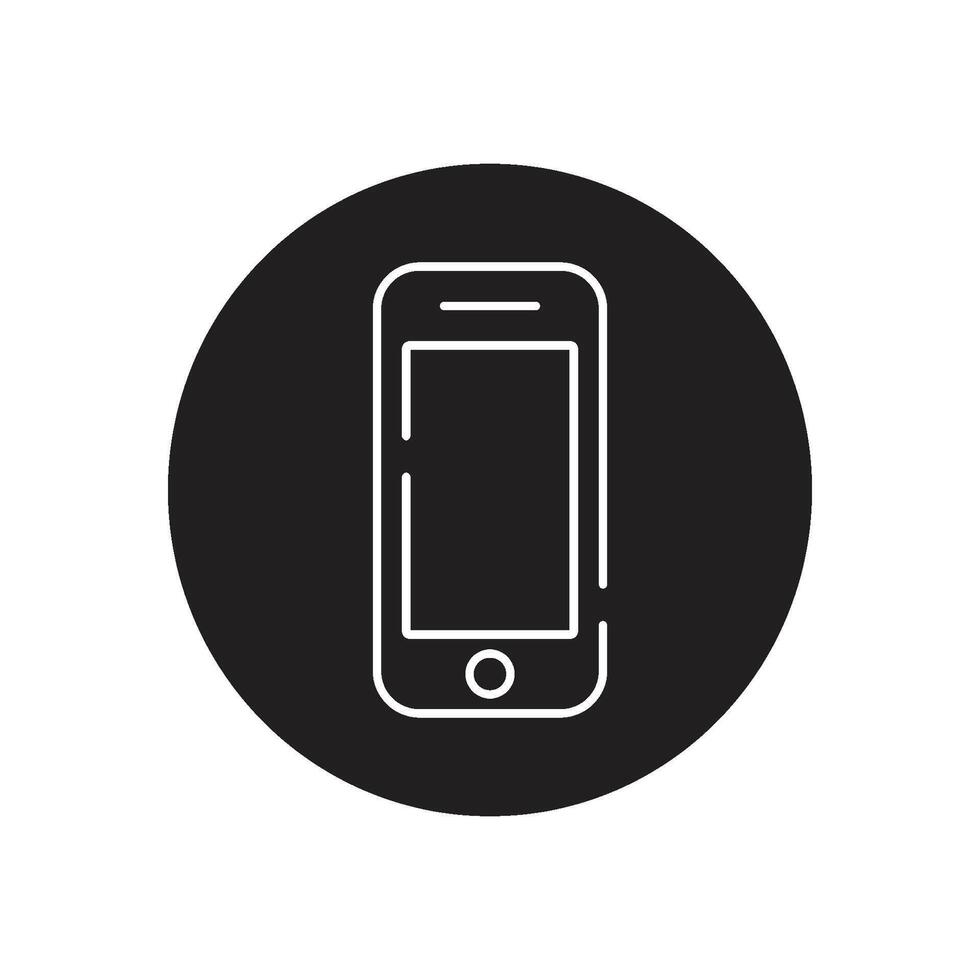 mobile phone icon vector