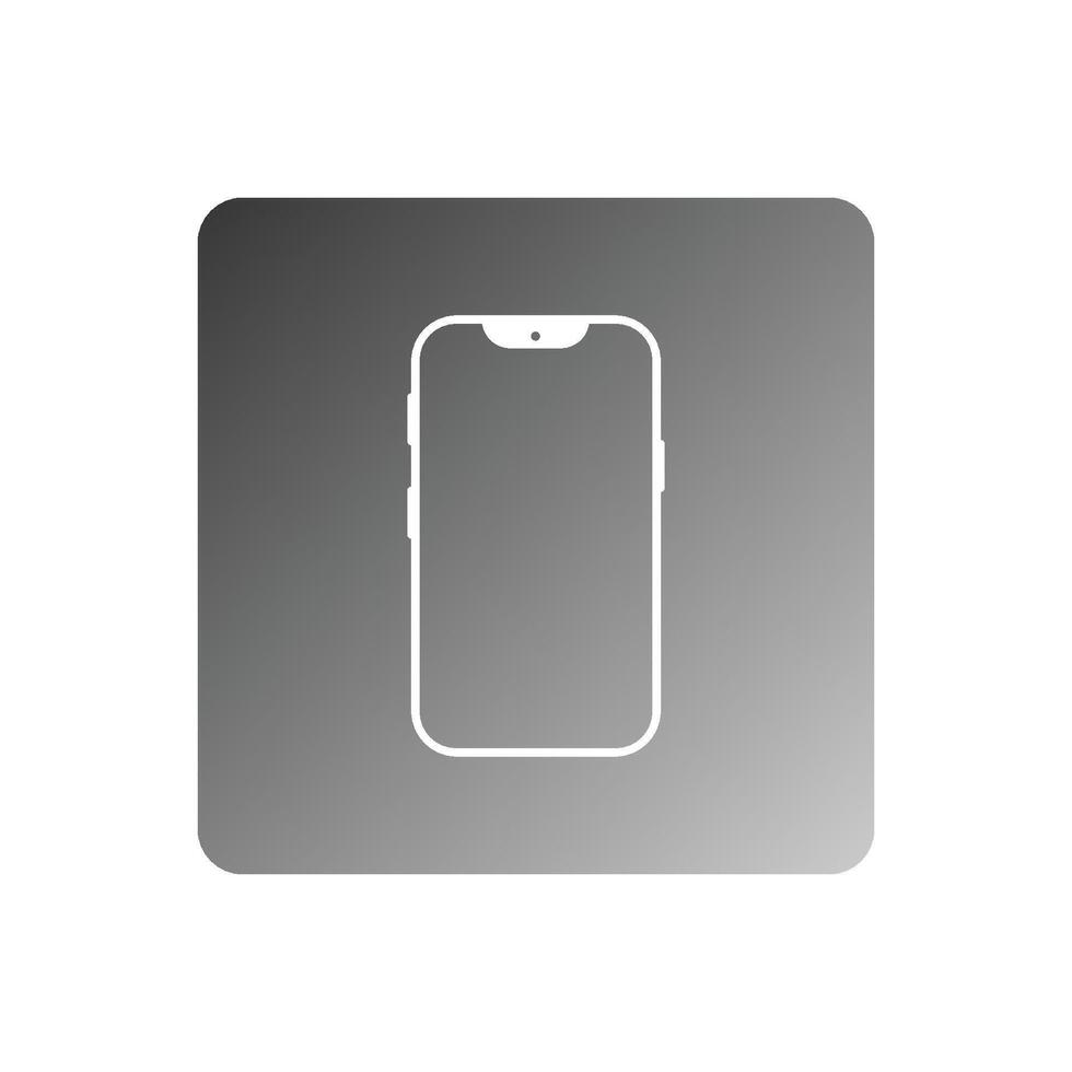 mobile phone icon vector