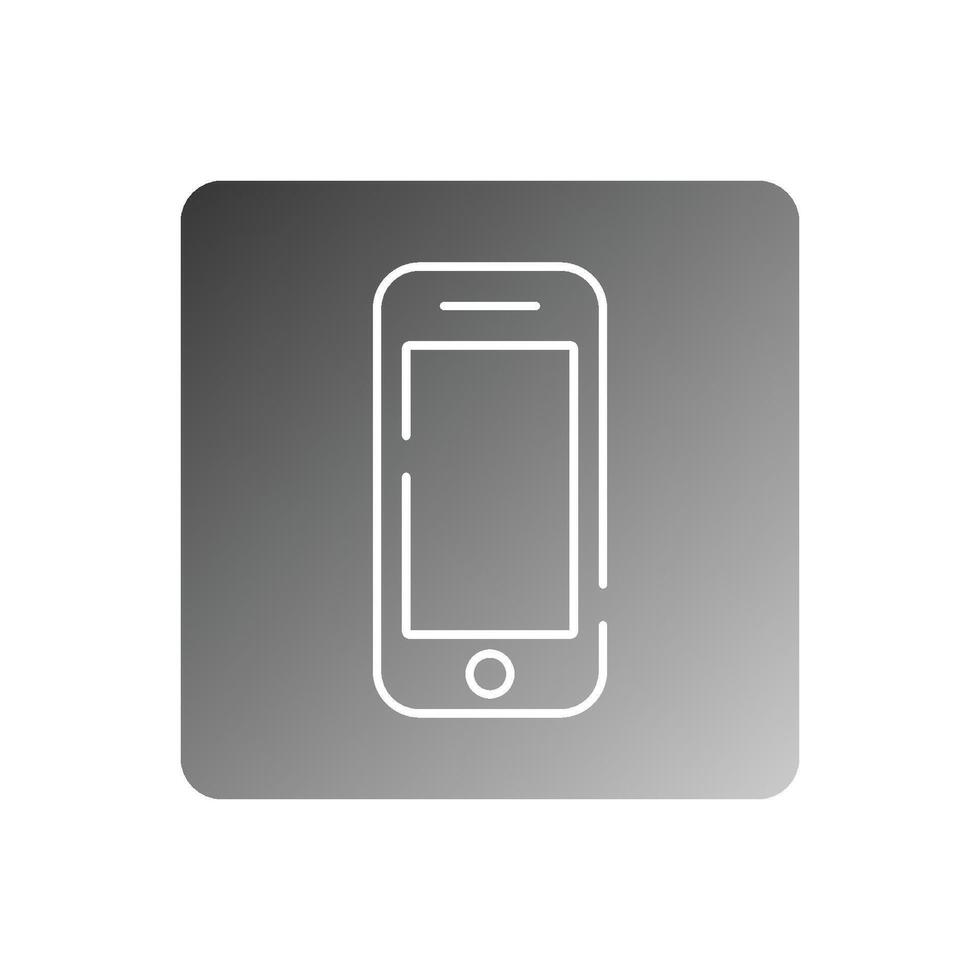 mobile phone icon vector