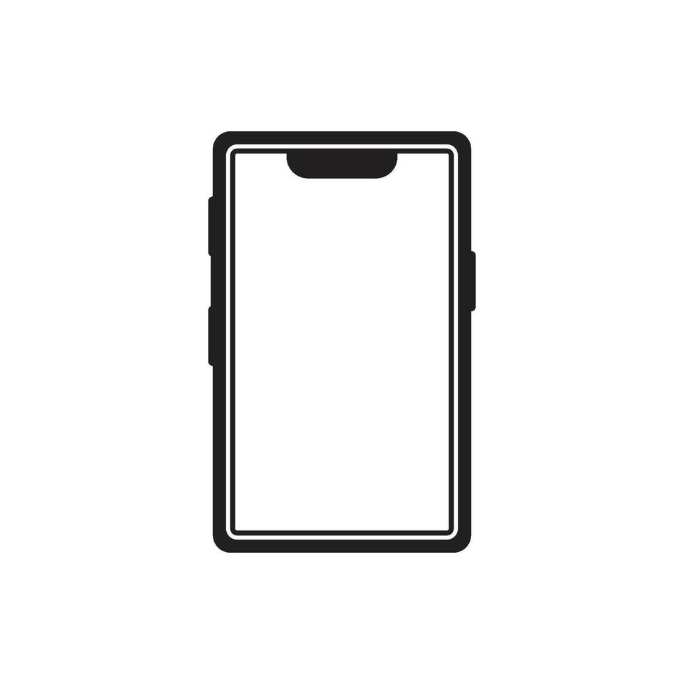 mobile phone icon vector