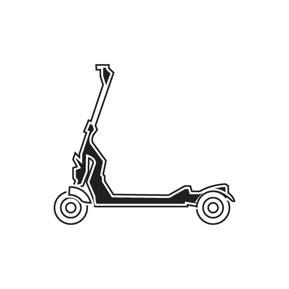 vector de icono de scooter