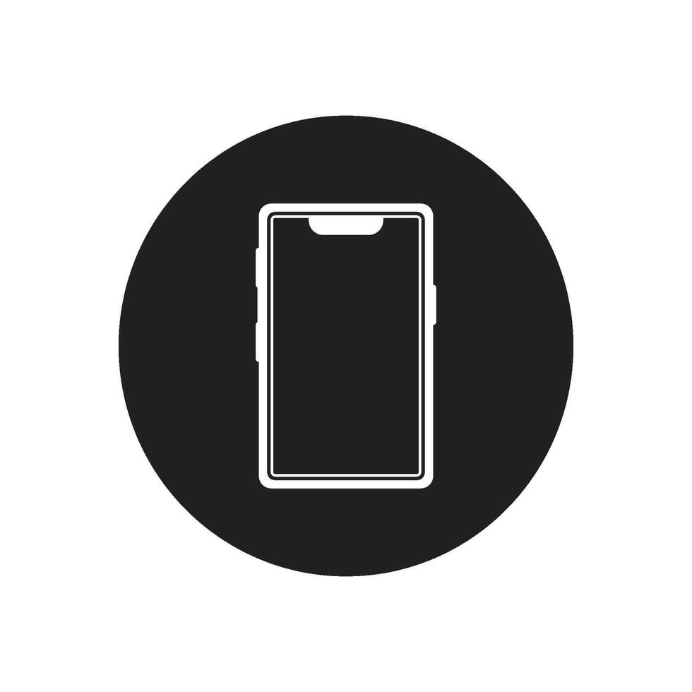 mobile phone icon vector