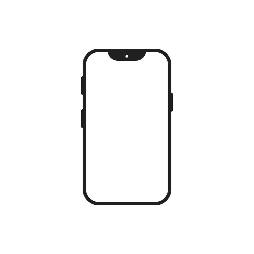 mobile phone icon vector