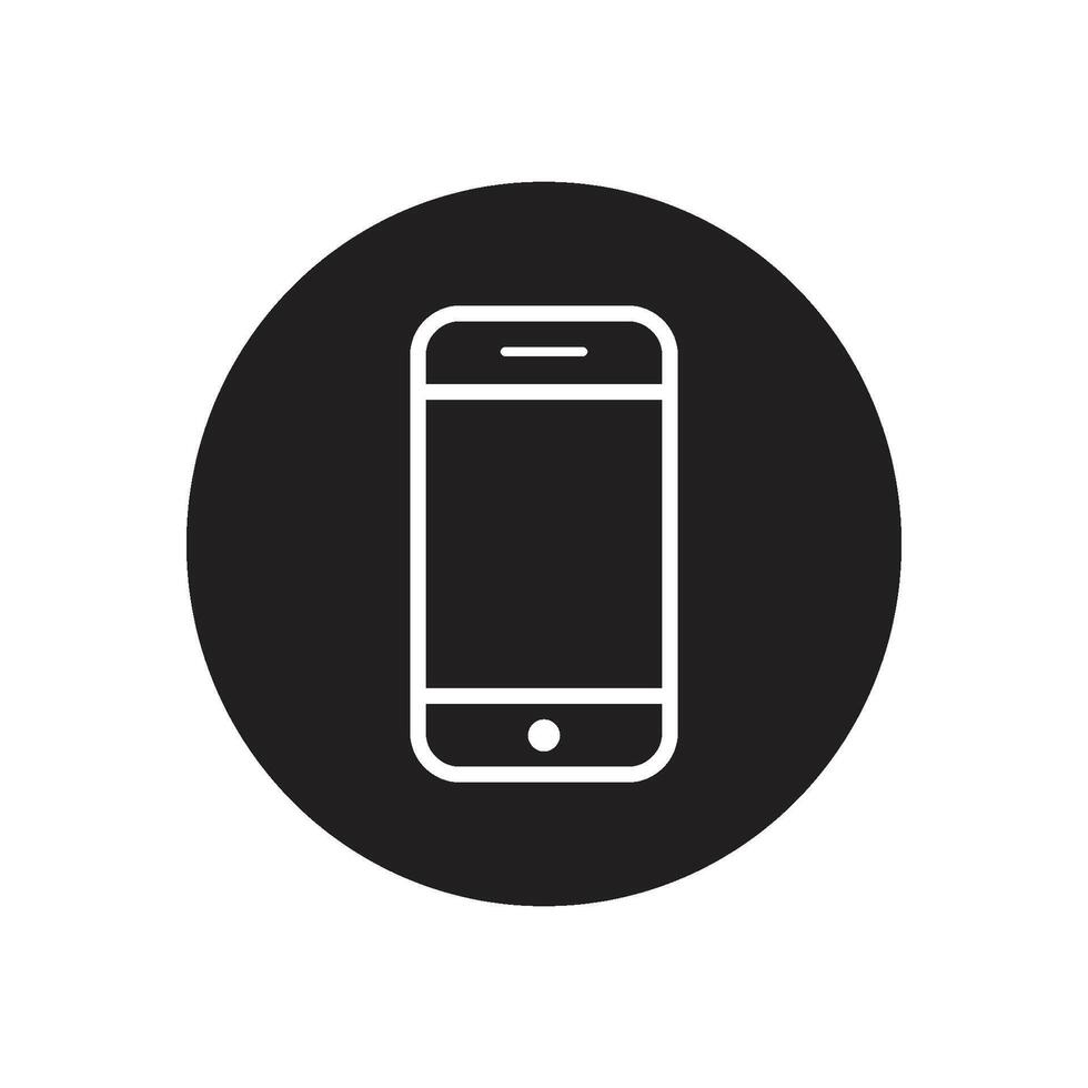 mobile phone icon vector