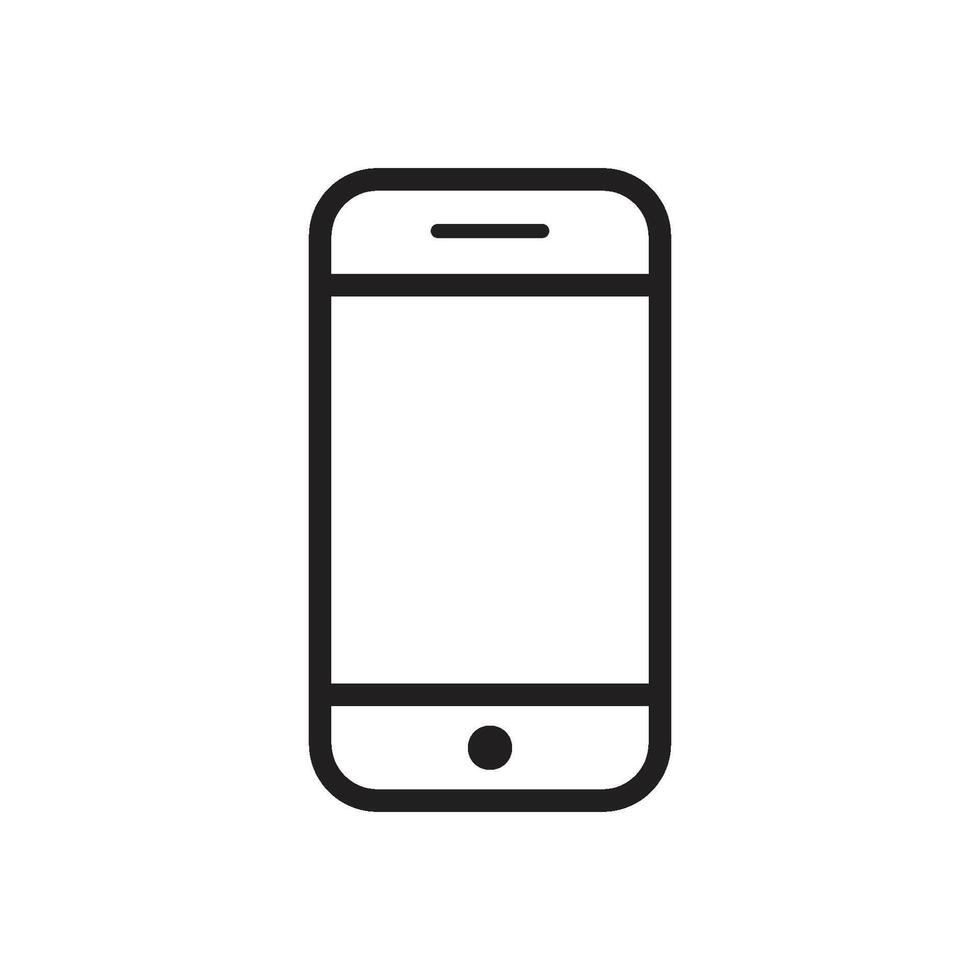 mobile phone icon vector