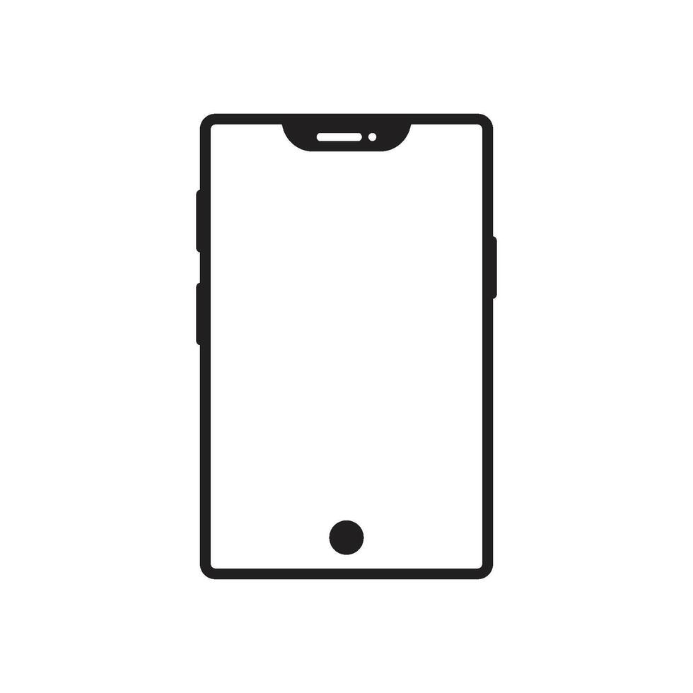 mobile phone icon vector