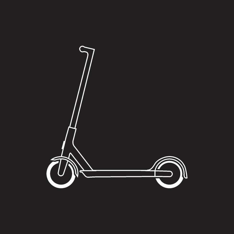 scooter icon vector