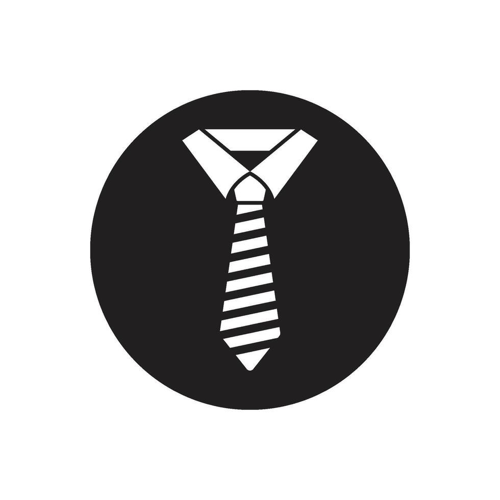 corbata, icono, vector