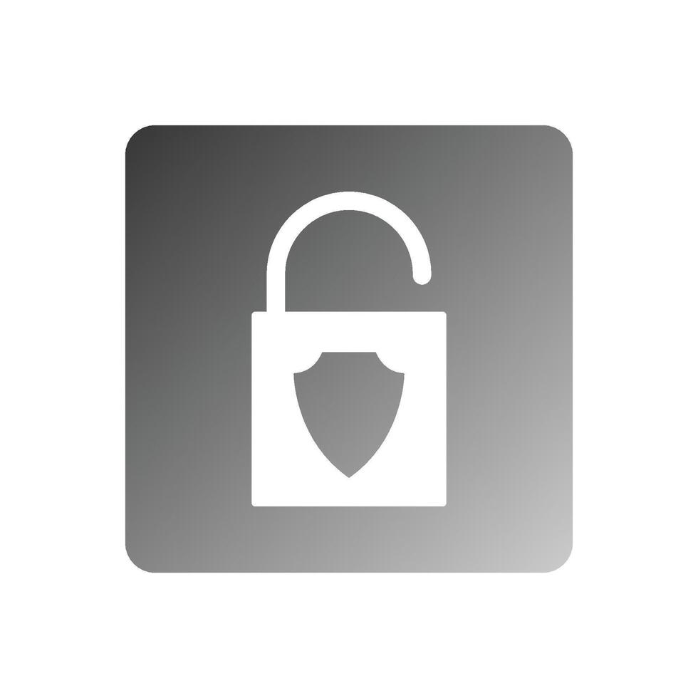 padlock icon vector