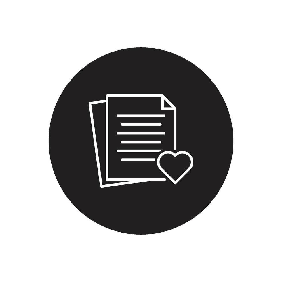 wishlist icon vector