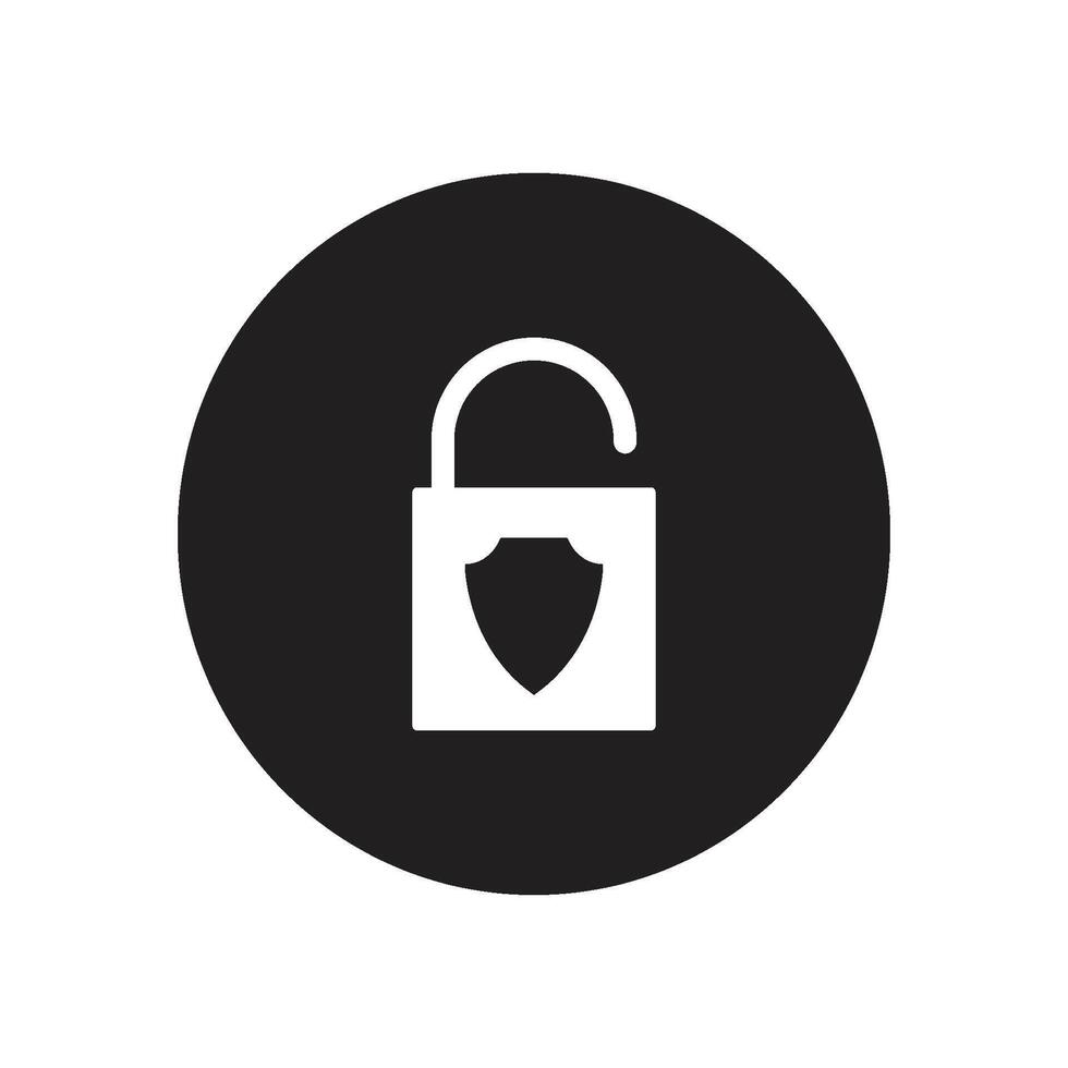 padlock icon vector