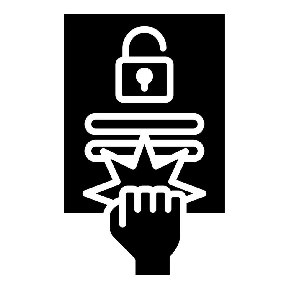 Brute Force Attack icon vector illustration