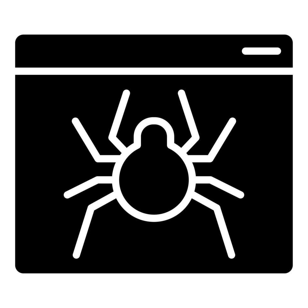 Dark Web Crawler icon vector illustration