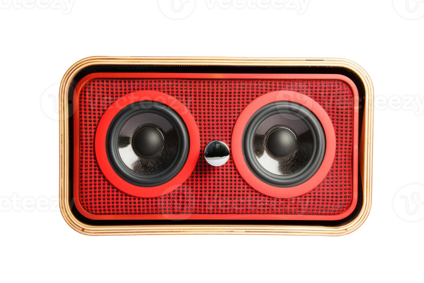 AI generated Bluetooth speaker with dual drivers png