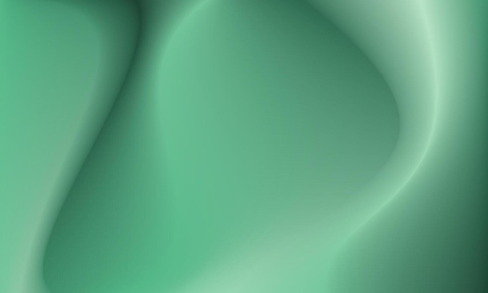 green abstract background with wavy lines vector