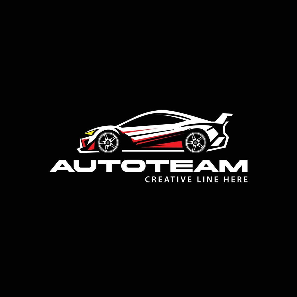 automotor auto, un ilustración de logo deporte vector