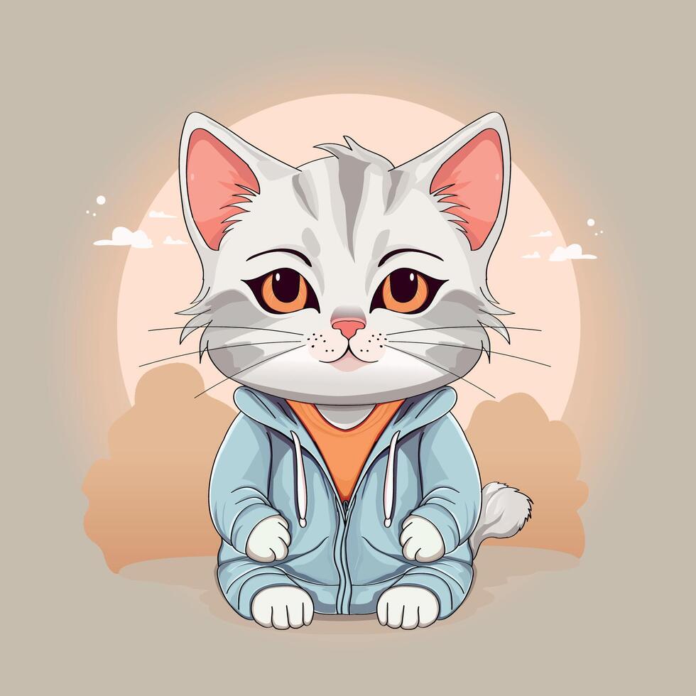 Cute Cats Animals vector