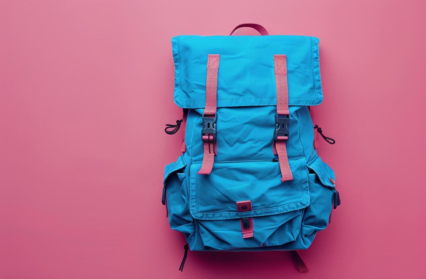 AI generated Backpack Overflowing With Pencils photo