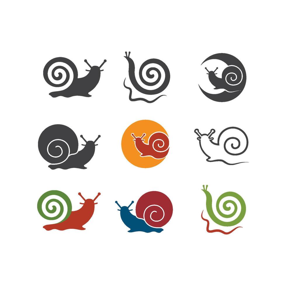 snail vector illustration design