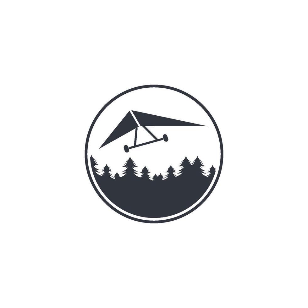 hang gliding icon vector illustration design