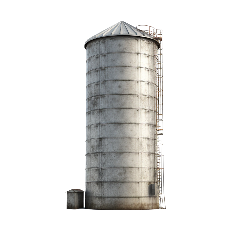 AI generated Silo isolated on transparent background png