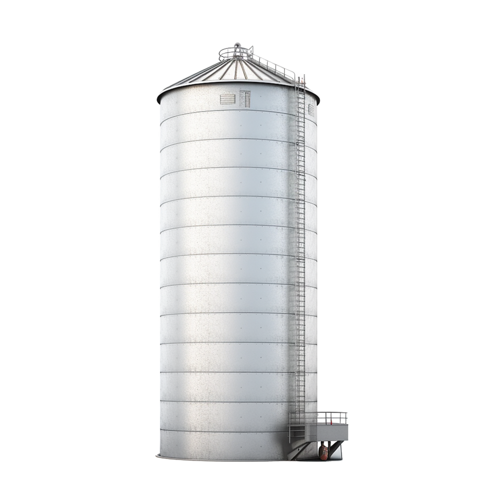 AI generated Silo isolated on transparent background png